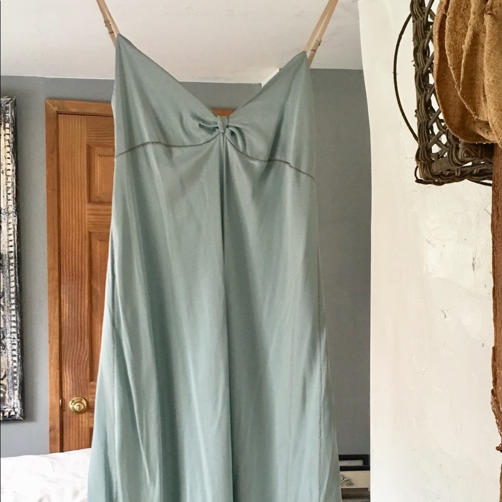 French Blue Silk Dress - one of a kind